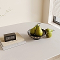 Modern Book Ornaments Fruit Plate 3d model