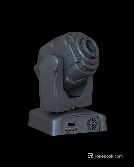 Modern LED Spotlights With Rotatable Head And Metal Construction For Stage Use 3d model 