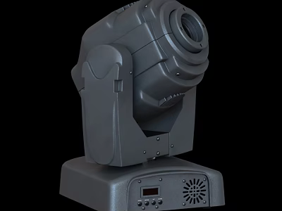 Modern LED Spotlights With Rotatable Head And Metal Construction For Stage Use 3d model
