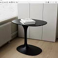 Modern Round Side Table 3d model