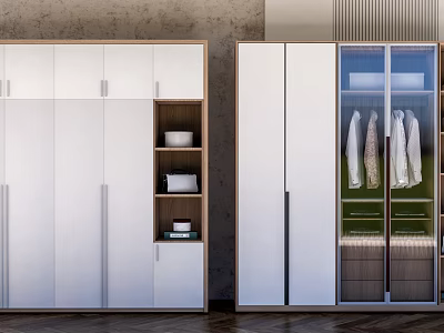 Modern Wardrobe Wall Cabinet Storage Cabinet Storage Cabinet 3d model