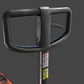 Orange Manual Hydraulic Industrial Forklift With Heavy Duty Forks For Material Handling