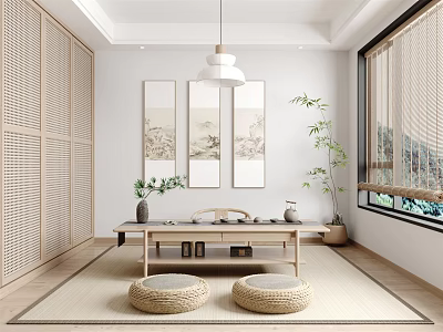 Japanese Tea Room 3d model