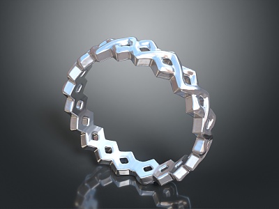 Modern Jewelry Bracelet Accessories 3d model