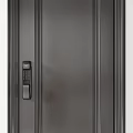 Modern Interior Hinged Doors With Various Colors And Glass Panel Design 3d model