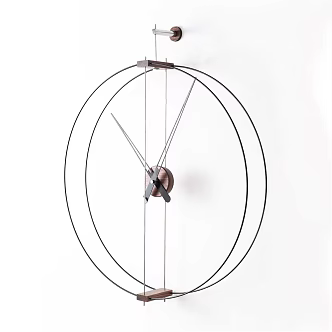Modern Clock Minimalist Wall Clock 3d model