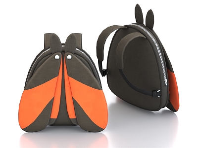 Schoolbag Backpack Children's Schoolbag 3d model