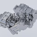 Precision Engineered Industrial Equipment With Metallic Components And Mechanical Parts