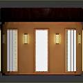 Circular Building Structure With Orange Walls White Lattice Windows Red Roof And Black Edges