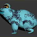 Frog Poison Frog Game Frog Reptile Cold Blooded Animal Reptile 3d model