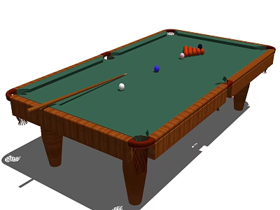 Modern billiard table 3d model Modern billiard table 3d model