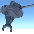Industrial Mechanical Equipment With Precision Geared Mechanism And Dimensional Details