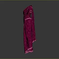 Traditional Fuchsia Sari With Decorative Pink Border And Elegant Drape
