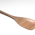Handcrafted Wooden Spoon For Kitchen Cooking With Natural Wood Grain Ergonomic Handle And Smooth Surface