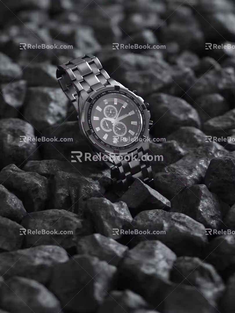 modern watch 3d model