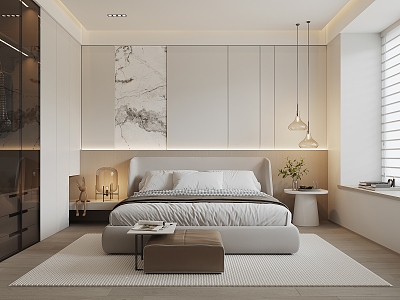 Modern Bedroom 3d model