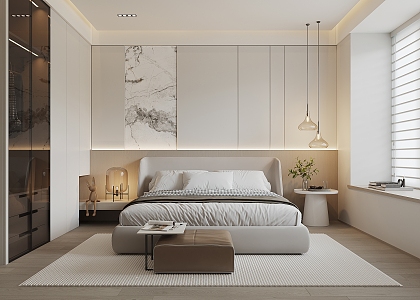 Modern Bedroom 3d model