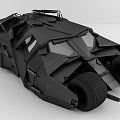 Batman Chariot Modern Toy Car 3d model