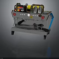 Professional Espresso Coffee Machine With 45 Battery Stainless Steel Body And Pressure Gauge