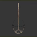 Crossbow Mechanical Crossbow Shift Bow and Arrow Shoot Far Equipment Weapons High-tech Crossbow 3d model