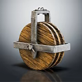 Modern hook crane hook 3d model