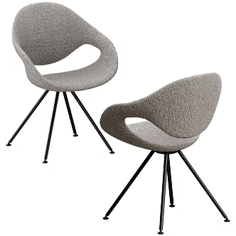 Tonon Italia Modern Minimalist Chair Dining Chair Cloth Chair Metal Chair Office Chair 3d model