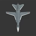 Detailed Military Weapon Fighter Jet Model With Realistic Design And Silver Finish