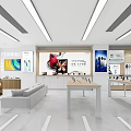 Business Hall Mobile Phone Store Unicom Telecom Mobile 3d model