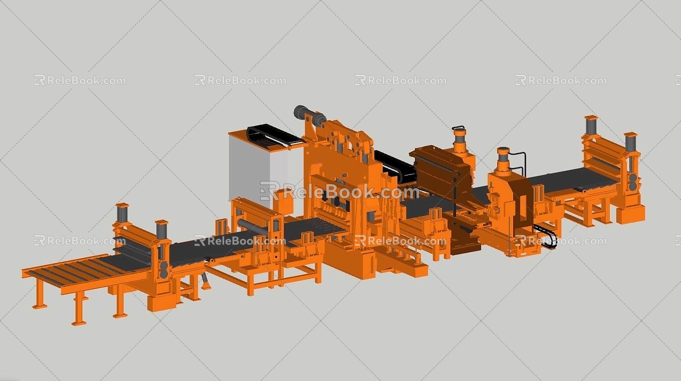 Cutting Machine Industrial Machine Tool 3d model