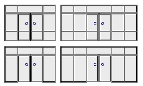 Modern gate automatic induction door glass door electric door 3d model