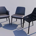 Modern Leather Single Chairs Featuring Stylish Designs For Interior Decor 3d model