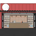Modern Container Bar 3d model
