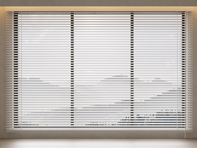 Modern Venetian Blinds Curtain Shangri-La Curtain Honeycomb Curtain Vertical Curtain Roman Curtain model