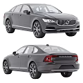 Volvo Sedan Showcased From Front And Rear Views