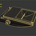 Practical Modern Metal Furniture Accessory With Cover And Knob Design