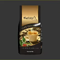 Marhaba Café Crème Coffee Bag Decorative Ornament Set With Beans Pattern And Brown Orange Design