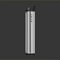 Cnfu Portable Power Station With Silver Casing Black Handle LCD Display And Multiple Ports