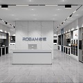 ROBAM boss cigarette machine boss store boss smoke stove dishwasher water heater disinfection cabinet boss integrated stove boss image wall 3d model