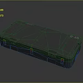 Gray Hard Storage Case With Textured Surface Durable Construction And Secure Latches