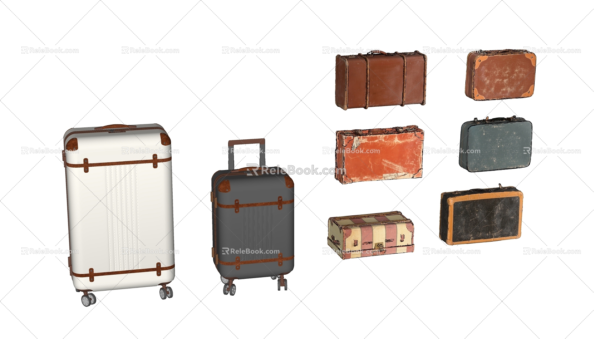 Travel Box Luggage 3d model