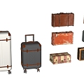 Travel Box Luggage 3d model