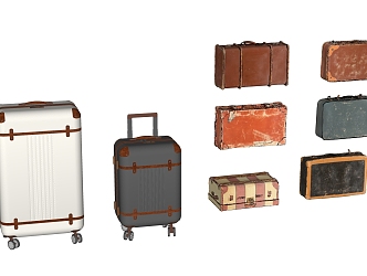 Travel Box Luggage 3d model