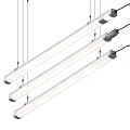 Modern Long Linear LED Pendant Lights With Sleek Design For Indoor Spaces