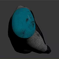 Fashionable Mesh Glove Design With Turquoise Cuff Black Fingers And Comfortable Fit