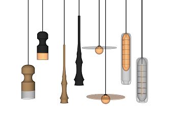 Modern chandelier small chandelier 3d model