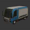 Modern bus minibus minivan driverless bus 3d model