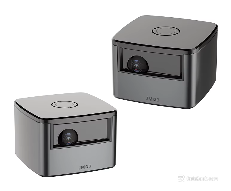 Home Security JMEGO Projection Monitoring Cameras With Compact Square Design And Dual Devices 3d model 