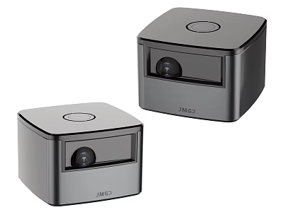Home Security JMEGO Projection Monitoring Cameras With Compact Square Design And Dual Devices 3d model