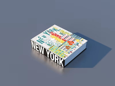 Books, notebooks, famous novels, magazines, books and periodicals 3d model