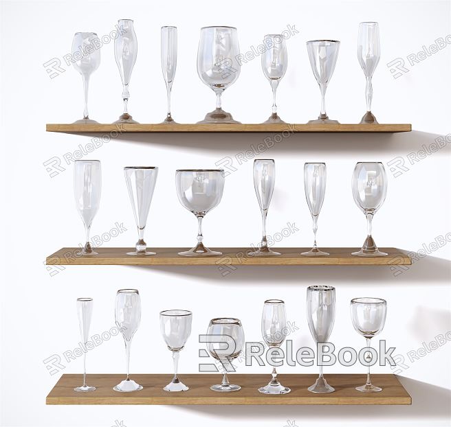 Modern Wine Glass Red Wine Glass model